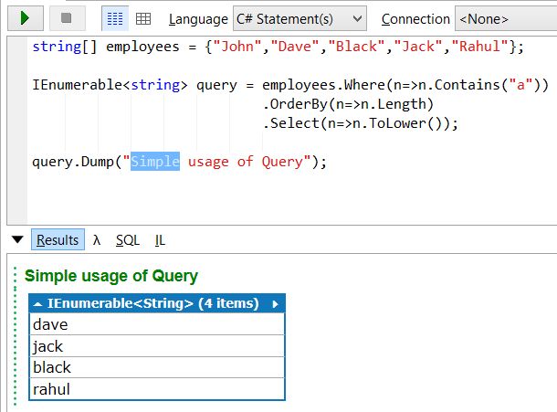 complex query